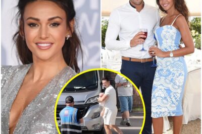 EXCLUSIVE Michelle Keegan and Mark Wright PROUDLY SHOW OFF their baby daughter Palma as they take her to set of Brassic for the first time, the baby is so CUTE