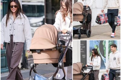 EXCLUSIVEEffortlessly stylish Michelle Keegan STEPS OUT for family walk with baby Palma, husband Mark Wright and his sister Natalya