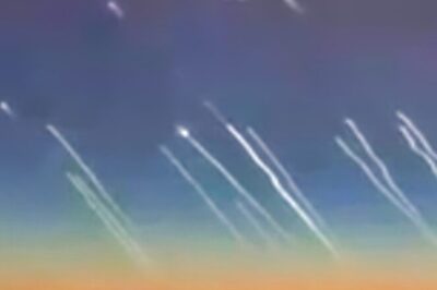 VIDEO: Incredible Footage From Commercial Aircraft Shows Iran Launching Dozens Of Ball!stic M!ssiles Towards !srael