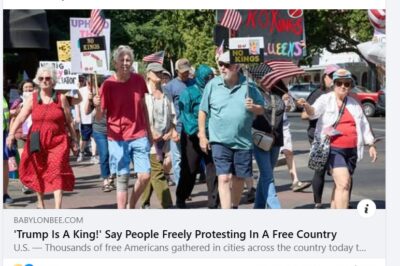 ‘Tr.u.mp Is A King!’ Say People Freely Protesting In A Free Country