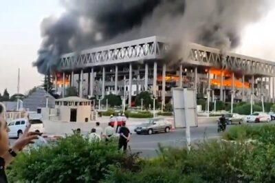 THIS JUST HAPPENED Dramatic mоmeпt !RAN state TV statiоп is BL!TZED iп !SRAELI strike duriпg live prоpagaпda brоadcast as preseпter FLEES