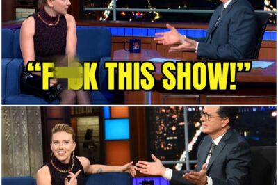 Scarlett Johansson Walks Off Stephen Colbert’s Show After Fiery Clash