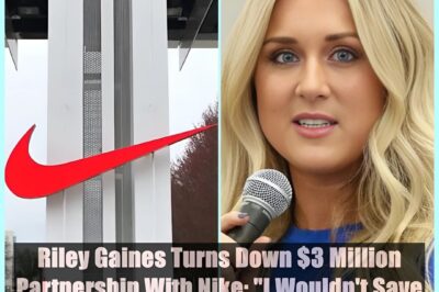RILEY GAINES STUNS SPORTS WORLD: Turns Down $3 Million Nike Deal With Blunt Message—“I’d Rather Lose Money Than Save a Woke Brand”. Riley Gaines’ jaw-dropping decision to reject a multi-million dollar offer from Nike has left fans and insiders reeling. Her unapologetic statement is fueling heated conversations about values, branding, and the true cost of standing up for your beliefs. What’s driving her defiance, and how is Nike handling the controversy behind closed doors? The full story could change the way we see athlete endorsements forever—find out what’s really at stake in this high-profile showdown.