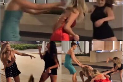 VIDEO: Wild Girl-Fight Erupts in Dallas Bachelorette Party — Women’s Goods Flying All Over!  A Dallas bachelorette party went off the rails when two women exploded into a savage fight — and the video shows lingerie, heels, and more flying everywhere. The chaos is epic, the drama raw, and viewers are split between shock and laughter. Was this a wild one-time blowup or the craziest bachelorette ever?