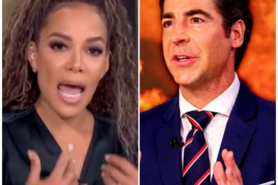 Media Clash Ignites Sparks: Jesse Watters of Fox News Locked in Endless Heated Feud with The View’s Sunny Hostin.