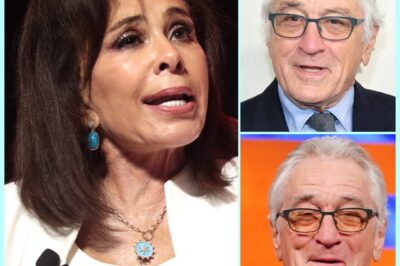 BREAKING: FIFTH AVENUE STUNNED AS JEANINE PIRRO DROPS A TRUTH BOMB ON ROBERT DE NIRO—PANEL LEFT IN TOTAL SILENCE! In a jaw-dropping live moment that froze Fifth Avenue, Jeanine Pirro unleashed a single, cutting line aimed straight at Robert De Niro—leaving the entire panel speechless and the audience on the edge of their seats. The atmosphere was electric as Pirro’s words exposed Hollywood’s hidden truths, sparking a viral firestorm. Has she finally said what everyone else is too afraid to admit? The fallout from this unforgettable showdown is only just beginning—find out what really happened and why everyone’s talking!