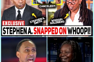 BREAKING: Stephen A. Smith Stuns Whoopi Goldberg—The Moment The View Was Forced to Get Real.  It was supposed to be just another heated debate, until Stephen A. Smith said the one thing that stopped Whoopi Goldberg cold.  For the first time, The View’s usual back-and-forth gave way to raw honesty—and the entire studio felt the shift.