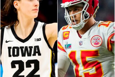 CROSSOVER SHOCKER : Caitlin Clark and Patrick Mahomes friendship gains attention after her jaw-dropping football pass stunned her teammates.K