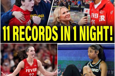 HISTORY MADE : Caitlin Clark & Indiana Fever SMASH 11 RECORDS in EPIC Showdown Against Angel Reese & Chicago Sky — Fans STUNNED!k