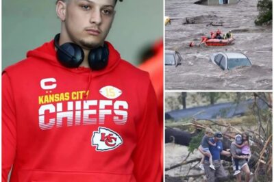 EXCLUSIVE The Kansas City Chiefs have DONATED $50 million to support victims and aid in the search and rescue of those missing in the devastating flash floods in Texas . Fans were stunned to learn that one of the team’s superstars PERSONALLY TRAVELED to the disaster site to offer hands-on help.k