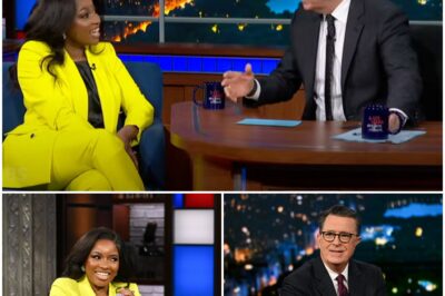 ‘CBS TOO LITTLE, TOO LATE’ LATE-NIGHT UPRISING! COLBERT & CROCKETT’S EXPLOSIVE COMEBACK LEAVES CBS REELING—UNFILTERED NEW SHOW SPARKS INDUSTRY PANIC  The abrupt cancellation of The Late Show was just the beginning. In a move nobody saw coming, Stephen Colbert and Jasmine Crockett have launched a fearless new show that’s not just breaking the rules—it’s rewriting them.  Viewers are calling it “real news in disguise”—raw, unfiltered, and taking direct aim at the network that tried to silence them. As ratings soar past CBS, stunned executives are scrambling to contain the fallout.