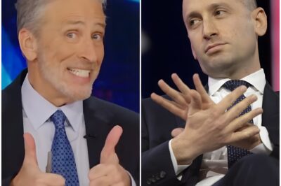 ‘IF DICK CHENEY WAS DARTH VADER, WHAT STAR WARS CHARACTER WOULD STEPHEN MILLER BE?’ Jon Stewart CAN’T BELIEVE Stephen Miller is THIS Deranged—Live On-Air Reaction Leaves Audience Stunned and Social Media Exploding!