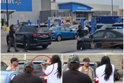 VIRAL VIDEO: Armed Hero Hailed for Facing Down Walmart Mass STA:B::BING Suspect in Heart-ST0PPING Showdown!