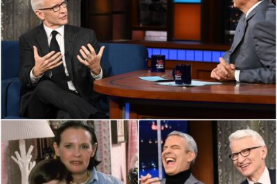 SHOCKING TV MOMENT: Anderson Cooper Turns Red and Breaks Into Laughter on Colbert—Reveals ‘Embarrassing’ Childhood Obsession That Leaves Viewers Speechless! Anderson Cooper thought he was ready for anything—until Colbert leaned in and asked, “Come on, Anderson, what’s the weirdest thing you obsessed over as a kid?”  Cooper laughed, hesitated, then blurted, “The Zulu Wars. I even had LEGO battle reenactments.”  Colbert’s eyes widened: “You? A childhood warlord?”  The audience erupted as Cooper turned bright red.  What happened next had everyone talking—and revealed a side of Cooper no one expected.