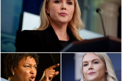 Karoline Leavitt TORCHES Stacey Abrams Over ‘Authoritarianism’ Warning—Live TV Erupts in Firestorm  Tempers flared on live TV when Karoline Leavitt slammed Stacey Abrams as “stupid” for her warnings about authoritarianism.  The fiery exchange stunned viewers and instantly set social media ablaze.  What did Abrams say that triggered such a fierce response?  How did Leavitt’s takedown escalate the on-air drama?  The fallout is just beginning—click the link below to see what happened next and why this showdown has everyone talking!