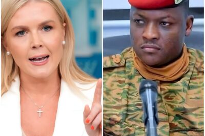 It was supposed to be a routine interview, but what happened next stunned everyone in the studio. When Karoline Leavitt took aim at Captain Ibrahim Traoré with a pointed remark—“Captain, I get that emotions run high where you’re from, but here, we deal in discipline”—she thought she had the upper hand.  But Captain Traoré wasn’t having it. His calm, devastating response not only turned the tables, but left Karoline unable to even look up from her seat. The tension was palpable, the silence deafening, and viewers across the country are still talking about the exchange.