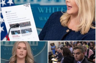 ON-AIR SHOCKER: Karoline Leavitt Exposes Reporter’s Gaza Aid “Lie”—Unveils Proof Live and Turns Interview Upside Down