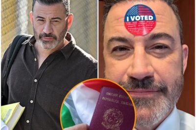 US EXIT SH0CK: Jimmy Kimmel Secures Italian Citizenship Amid Rumors He’s Leaving America for Good—“It’s So Much Worse Than You Think!”