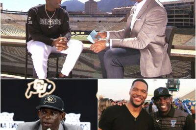 “Michael Strahan Breaks Down in Tears as Deion Sanders Stuns Fans With Emotional Cancer Revelation”