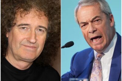 Breaking News: “Brian May SHOCKS Fans With Rare P0litical Outburst — His Not-So-Subtle Swipe at Nigel Farage Leaves Britain Asking: ‘Is This a Warning?