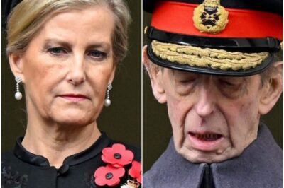 “A TRULY HEARTBREAKING MOMENT!”: Duchess Sophie WIPES AWAY TEARS At Remembrance Sunday Service While Supporting The Recently Widowed Duke of Kent, Leaving The Crowd SILENT And The Royals OVERCOME With Emotion!k