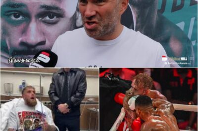 “HE MAY NEVER FIGHT AGAIN.” —Eddie Hearn drops a brutal verdict on Jake Paul after the Anthony Joshua KO left his jaw broken in two places… warning the damage could end his career for good — even as Jake defiantly vows a comeback and demands “Canelo in 10 days.”.K