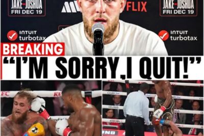 SHOCKING NEWS JUST 1 MINUTE AGO: Jake Paul SUDDENLY ANNOUNCED HIS RETIREMENT FROM THE RING after a DEVASTATING KNOCKOUT LOSS to Anthony Joshua!K