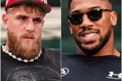 “I’LL KNOCK YOU OUT — LIKE THIS”: Anthony Joshua spells out his exact KO plan прямо vào mặt Jake Paul… leaving him ‘scared’ as the stare-down turns nasty.k