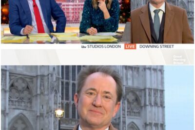 Sad goodbye:Good Morning Britain stalwart Richard Gaisford’s heartbreaking goodbye in last show before exit