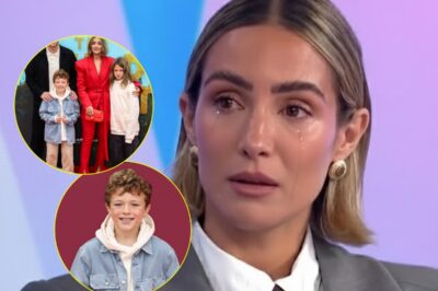 “I FEEL HELPLESS…”: Heartbroken Frankie Bridge breaks down as she reveals her 10-year-old son’s life-changing diagnosis… a raw confession that leaves fans devastated.k