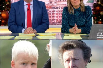 HEARTBREAKING UPDATE (The Studio Fell Silent): On Good Morning Britain, viewers were left choking back tears as the host abruptly shared a heartbreaking update about Lucas Philip Tindall, the 4-year-old grandson of Princess Anne.k