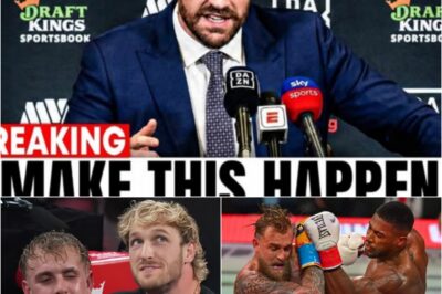 “ANYTIME, ANYWHERE!”: Tyson Fury unexpectedly fired a verbal barrage at Anthony Joshua, after the Jake Paul fight a fiery outburst that turns the heavyweight scene toxic overnight.k