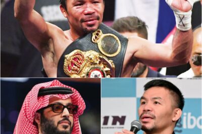 “The World TURNED Its Back On Him…”: Manny Pacquiao ‘BETRAYED’ By Boxing Powers As Saudi Arabia Steps In With $1.5 BILLION, An 80,000-Seat PACQUIAO Stadium, And A Tearful Embrace –  a historic moment that changes boxing forever!!k