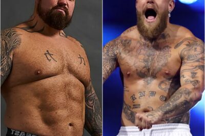 SIZE MISMATCH SHOWDOWN: Jake Paul CALLED OUT by Ex-World’s Strongest Man Eddie Hall Despite MASSIVE Eight-Stone Weight Gap, Fans STUNNED by Bold Challenge.k