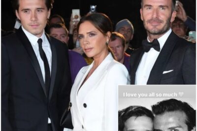 heartbreaking:“The Final Photo of the Year — the moment David Beckham left fans in tears as he followed his heart, desperately trying to hold on to Brooklyn in vain.”