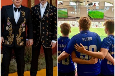 ELTON JOHN BREAKS HIS OWN RULE: Music icon reveals faces of sons, 14 and 12, for the first time —fans flood comments with love