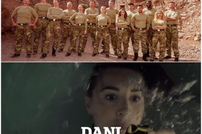 ON-AIR MELTDOWN!” DANI DYER PANICS AND GASP S FOR AIR as she aborts a terrifying Celebrity SAS dive after being trapped underwater — branded a “CATASTROPHIC FAILURE” by furious instructors, after DEVASTATING new revelations about rising tensions and cracks inside the camp, ending in an emotional breaking point that left even the toughest DS visibly shaken