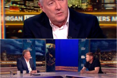 Shock moment : Agonising moment Piers Morgan’s pulled off air in crippling pain after furious row erupts.k