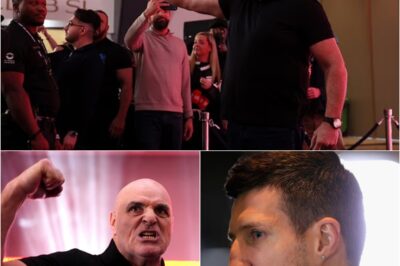 PRESS CONFERENCE DESCENDS INTO CHAOS: Fury’s Furious Father UNLEASHED — John Fury, 60, Launches F-Word Tirade and Storms the Stage Demanding Showdown with Carl Froch — Farcical Scenes Overshadow Tyson Fury’s Comeback Launch as Security Scramble and Boxing World Watches in Disbelief!K
